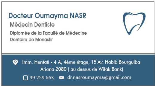 Photo du Dr. Oumayma
